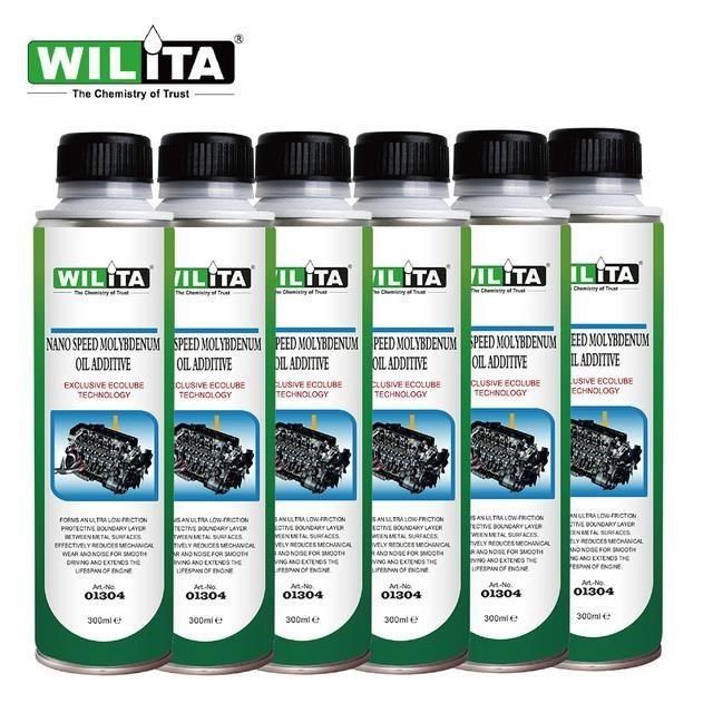 WILITA 威力特 【南紡購物中心】 抗磨修補引擎機油精300ml 德國 OMC2液態有機鉬6入