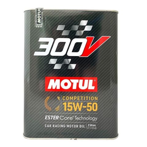 MOTUL 【南紡購物中心】 300V COMPETITION 15W50 全合成酯類機油