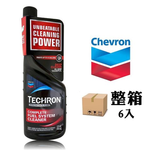 【南紡購物中心】 Chevron Techron Plus Fuel System Cleaner 汽油精 燃油系統清潔【整箱6罐】