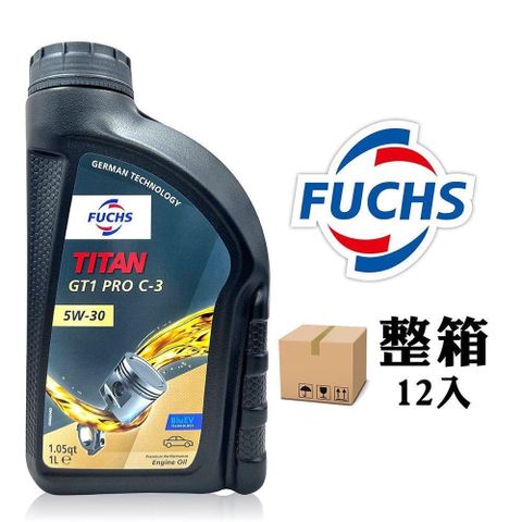 FUCHS TITAN GT1 PRO C3 5W30 全合成機油【整箱12罐】