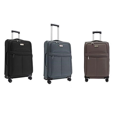 BATOLON 24吋行李箱加大容量輕量商務高單防水尼龍布360度轉防爆拉鍊