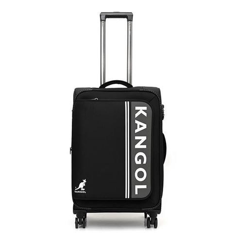 【南紡購物中心】 KANGOL 24吋行李箱輕量商務箱加大容量P360度靜音萬向雙飛機旋轉