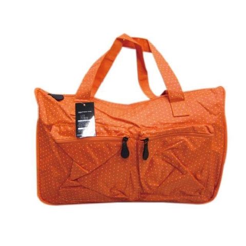 【南紡購物中心】 X-TREME 旅行袋購物袋中容亮點點可愛旅行袋防水尼龍布材質超好收納不占空間附活動型長背帶