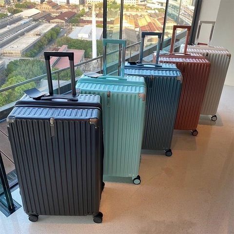 雪黛屋 24吋行李箱ABS+PC加大固定海關鎖360度飛機旋轉耐摔磨損檢測