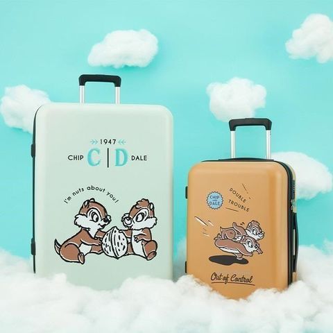 【南紡購物中心】 【Disney迪士尼】 20吋行李箱-奇奇蒂蒂 2色可選