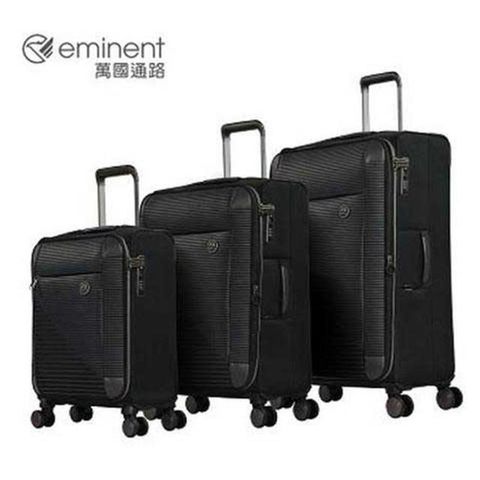 雪黛屋 【南紡購物中心】 EMINENT 28吋行李箱商務布箱精品高密度加厚尼龍360度轉耐摔磨損