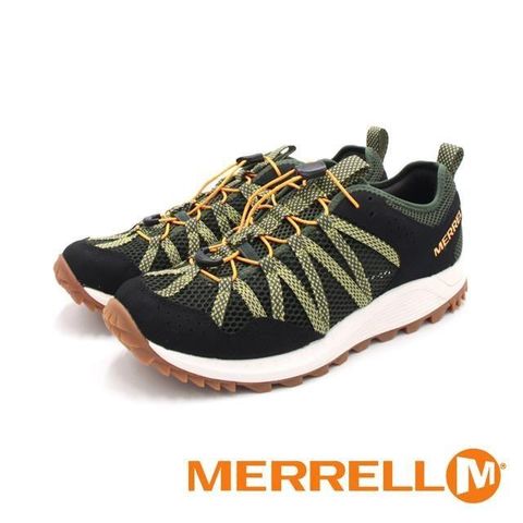 Merrell 【南紡購物中心】 (男)WILDWOOD AEROSPORT 水陸兩棲運動鞋-綠(另有灰)