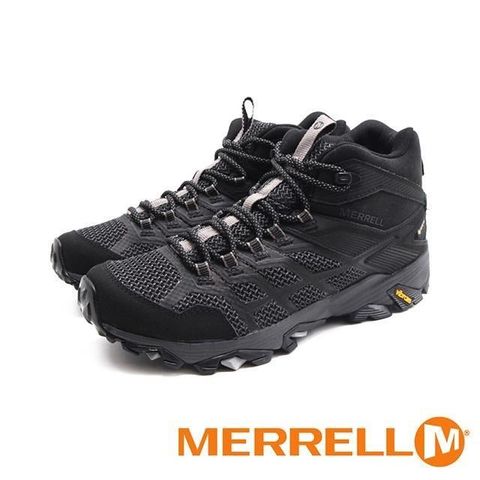 Merrell (男)MOAB FST 2 MID GTX中筒多功能健行運動鞋 男鞋-黑