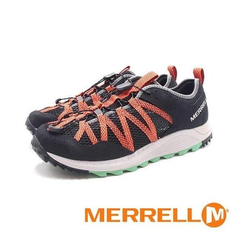 Merrell 【南紡購物中心】 (男)WILDWOOD AEROSPORT速乾水陸兩棲運動鞋 男鞋-黑橘