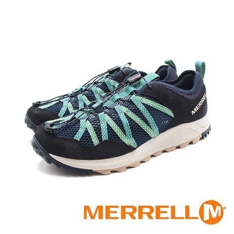 Merrell 【南紡購物中心】 (男)WILDWOOD AEROSPORT速乾水陸兩棲運動鞋 男鞋-藍綠