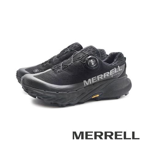 Merrell 邁樂 (男)AGILITY PEAK 5 BOA GORE-TEX防水輕量戶外運動鞋 男鞋-黑