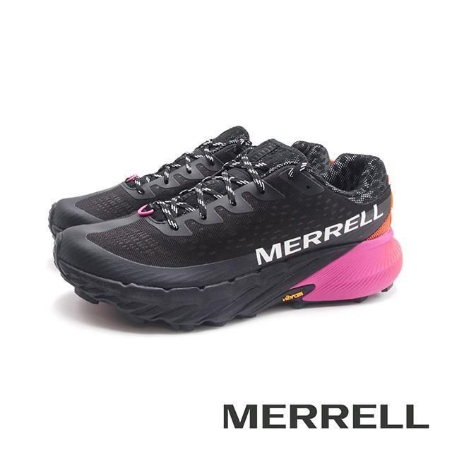 Merrell 【南紡購物中心】 (男)AGILITY PEAK 5戶外健身輕量型慢跑越野運動鞋 男鞋-黑色