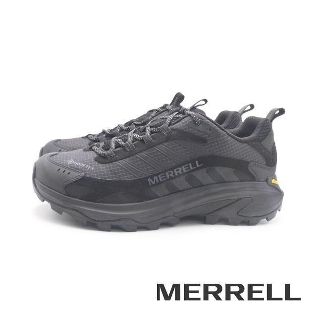 Merrell 邁樂 (男)MOAB SPEED 2 GORE-TEX抗撕裂防水登山止滑健行鞋 男鞋-黑色