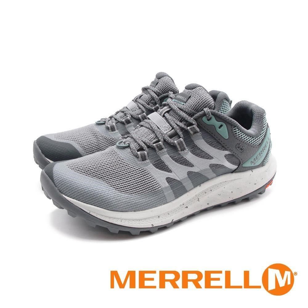 Merrell 【南紡購物中心】 (女)ANTORA 3 GORE-TEX防水輕量越野健行鞋 女鞋-灰藍色