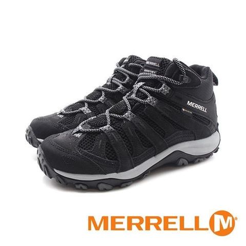【南紡購物中心】 MERRELL(女)ALVERSTONE 2 MID GORE-TEX郊山健行中筒登山鞋 女鞋-黑色
