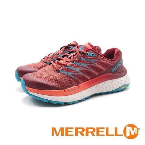 【南紡購物中心】 MERRELL(女)RUBATO戶外輕量緩震越野慢跑鞋 女鞋-紅藍
