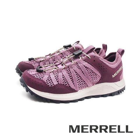 Merrell 【南紡購物中心】 (女)WILDWOOD AEROSPORT水陸兩棲速乾運動鞋 女鞋-粉紫色