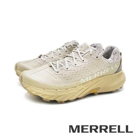 Merrell (女)AGILITY PEAK 5輕量戶外越野慢跑運動鞋 女鞋-奶茶色