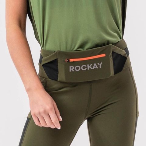 【南紡購物中心】 【ROCKAY】Run Belt 無重感路跑腰帶包 - Forest Green