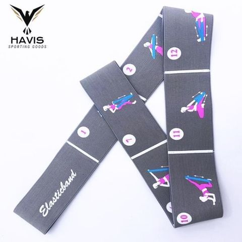 Havis 【南紡購物中心】 限量組合高彈力附圖解瑜珈繩+花生按摩球