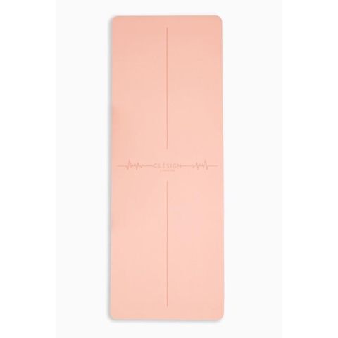 【南紡購物中心】 【Clesign】Follow The Heartbeat Mat 瑜珈墊 4.5mm - Nude Pink