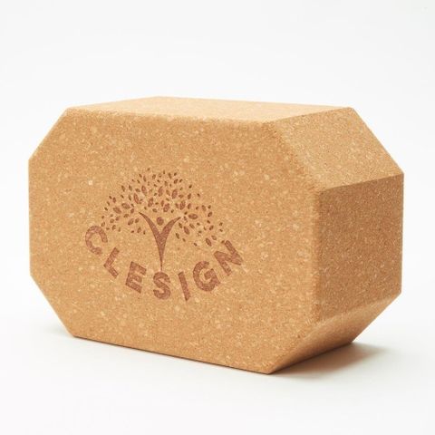 【南紡購物中心】 【Clesign】Cork block 無限延伸軟木瑜珈磚
