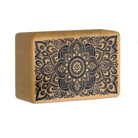 【南紡購物中心】 Cork block 軟木瑜珈磚 - Mandala