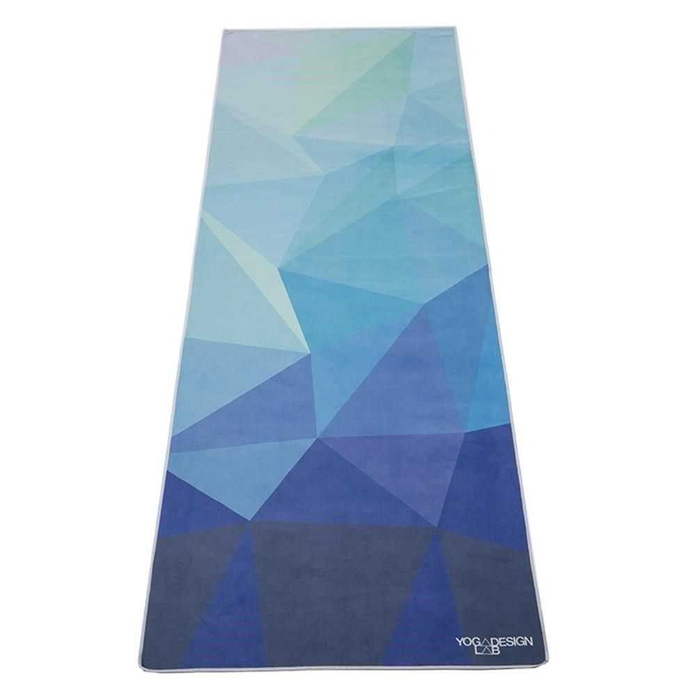 Yoga Design Lab 【南紡購物中心】 Yoga Mat Towel 瑜珈舖巾 - Geo Blue