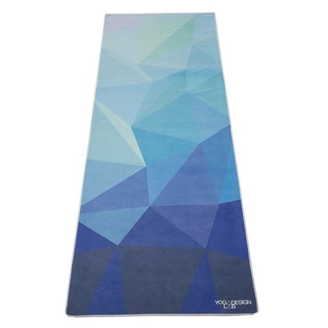 【南紡購物中心】 【Yoga Design Lab】Yoga Mat Towel 瑜珈舖巾 - Geo Blue