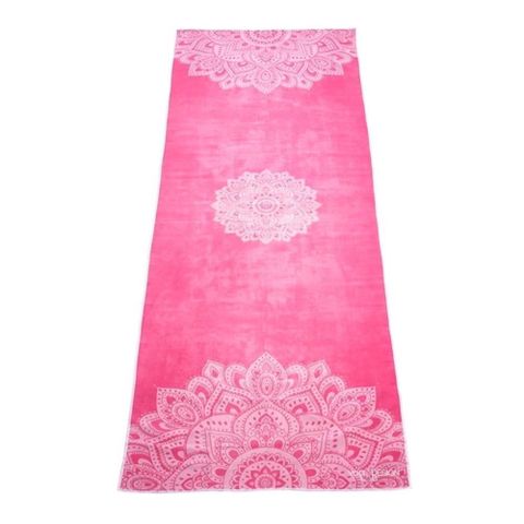 【南紡購物中心】 【Yoga Design Lab】Yoga Mat Towel 瑜珈舖巾 - Mandala Rose