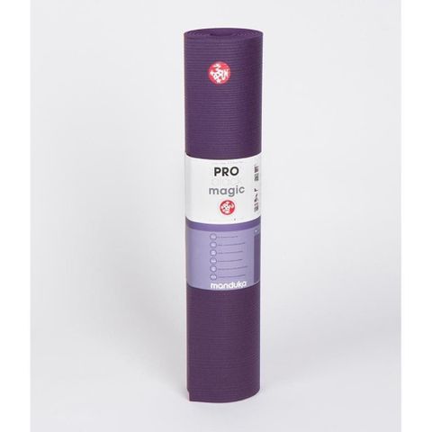 【南紡購物中心】 【Manduka】PRO Mat 瑜珈墊 6mm - Black Magic (Purple)