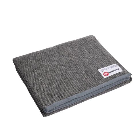 Manduka 【南紡購物中心】 Recycled Wool Blanket 再生羊毛瑜珈輔助毯 - Sediment