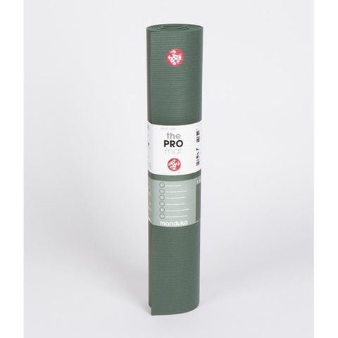 【南紡購物中心】 【Manduka】PRO Mat 瑜珈墊 6mm - Black Sage (Green)