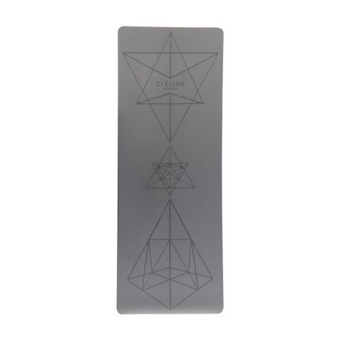 Clesign 【南紡購物中心】 COCO Pro Yoga Mat 瑜珈墊 4.5mm - Pure Gray