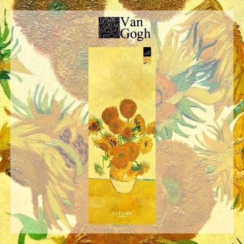【南紡購物中心】 【Clesign】梵谷限量聯名款 Van Gogh OSE Tec Life Mat 瑜珈墊 4mm - 向日葵