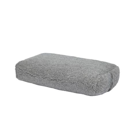 【南紡購物中心】 【Manduka】Wool Rectangular Bolster 羊毛瑜珈抱枕 - Grey (瑜珈枕)