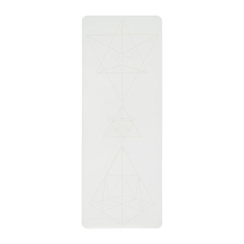 【南紡購物中心】 【Clesign】COCO Pro Yoga Mat 瑜珈墊4.5mm - Pure White(椰子殼纖維添加)