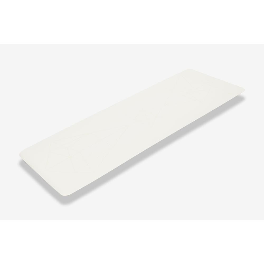 Clesign 【南紡購物中心】 COCO Pro Yoga Mat 瑜珈墊4.5mm - Pure White(椰子殼纖維添加)