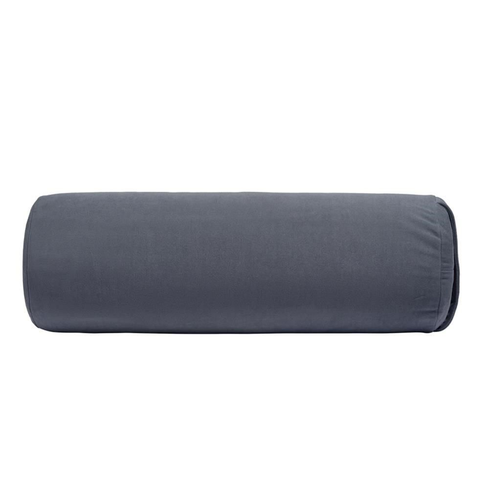  【南紡購物中心】 【Manduka】Enlight Round Bolster 瑜珈圓枕 - Thunder (瑜珈枕)