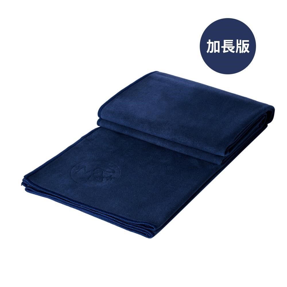  【南紡購物中心】 【Manduka】eQua Towel 瑜珈鋪巾 加長版 - Midnight (濕止滑)