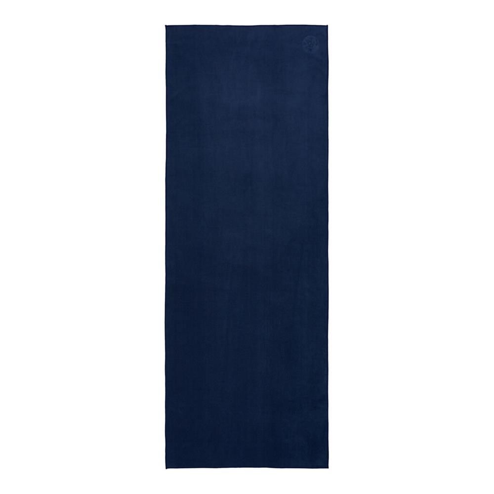  【南紡購物中心】 【Manduka】eQua Towel 瑜珈鋪巾 加長版 - Midnight (濕止滑)