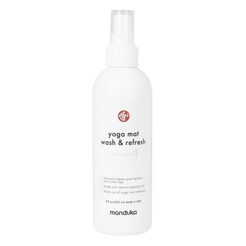 【南紡購物中心】 【Manduka】Mat Wash 瑜珈墊清潔噴劑 8oz - Lemongrass 檸檬草