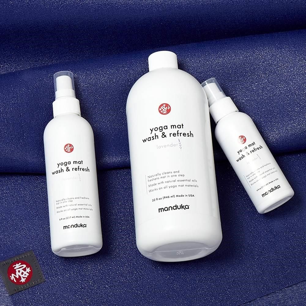  【南紡購物中心】 【Manduka】Mat Wash 瑜珈墊清潔噴劑 32oz 補充瓶 - Lavender 薰衣草