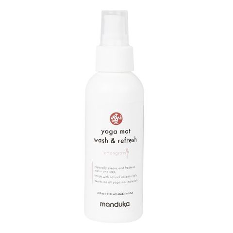 【南紡購物中心】 【Manduka】Mat Wash 瑜珈墊清潔噴劑 4oz - Lemongrass 檸檬草