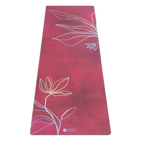 【Yoga Design Lab】Combo Mat 天然橡膠瑜珈墊3.5mm - Iris(超細纖維絨面)
