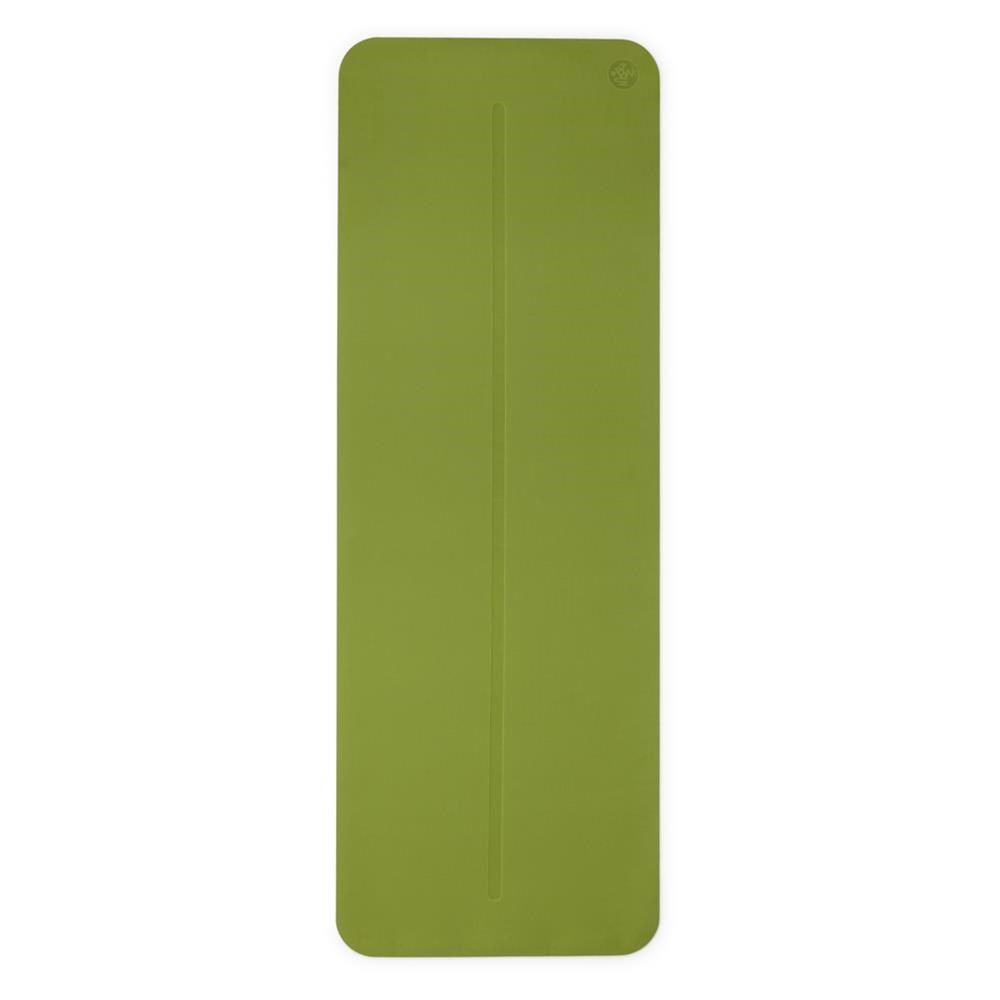  【南紡購物中心】 【Manduka】Begin Mat 雙面環保 TPE瑜珈墊 5mm - Matcha