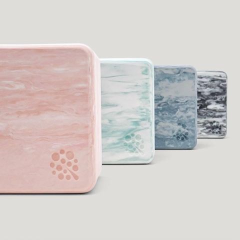 【QMAT】瑜珈磚 - 雲彩/木紋 台灣製(瑜珈輔具 Yoga Block)