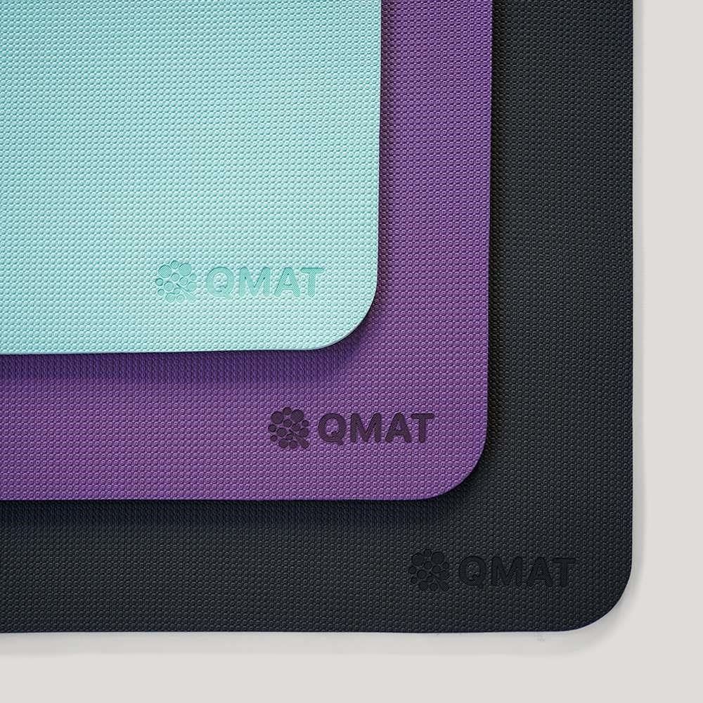  【南紡購物中心】 【QMAT】6mm瑜珈墊 台灣製 (附贈鬆緊帶及外出收納袋)