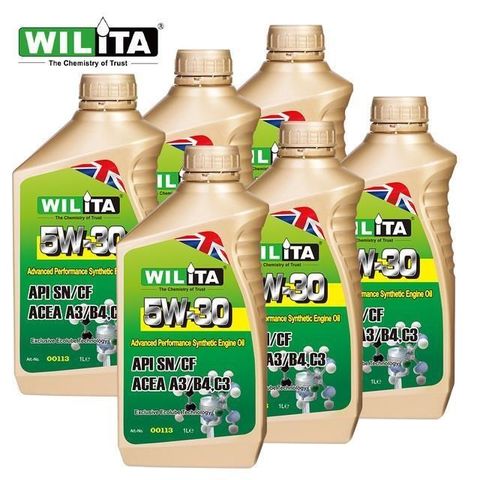 WILITA 威力特 5W30高性能全合成機油6入