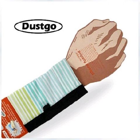 PCMAMA多用途運動手臂套手機套手腕袋手腕套Wrist Bag(黑+清雅條紋WC100)